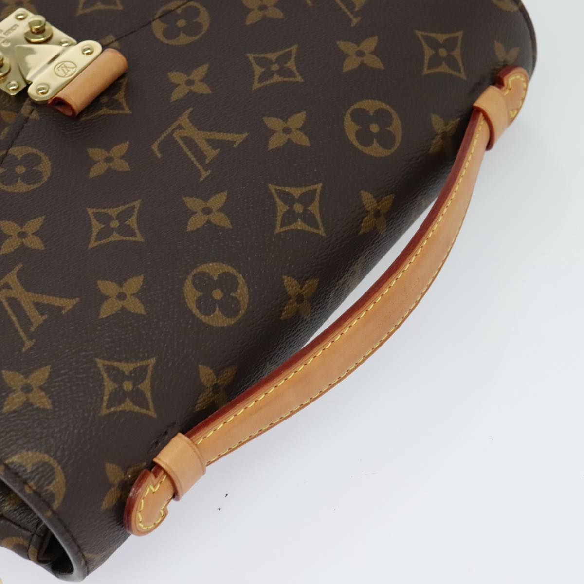 LOUIS VUITTON Monogram Pochette Metis MM Hand Bag 2way M43628 LV Auth 98243A