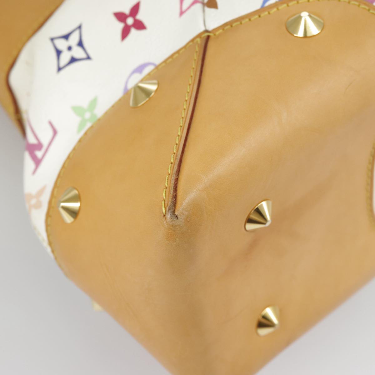 LOUIS VUITTON Monogram Multicolor Judy GM Shoulder Bag White M40253 Auth 98245AV