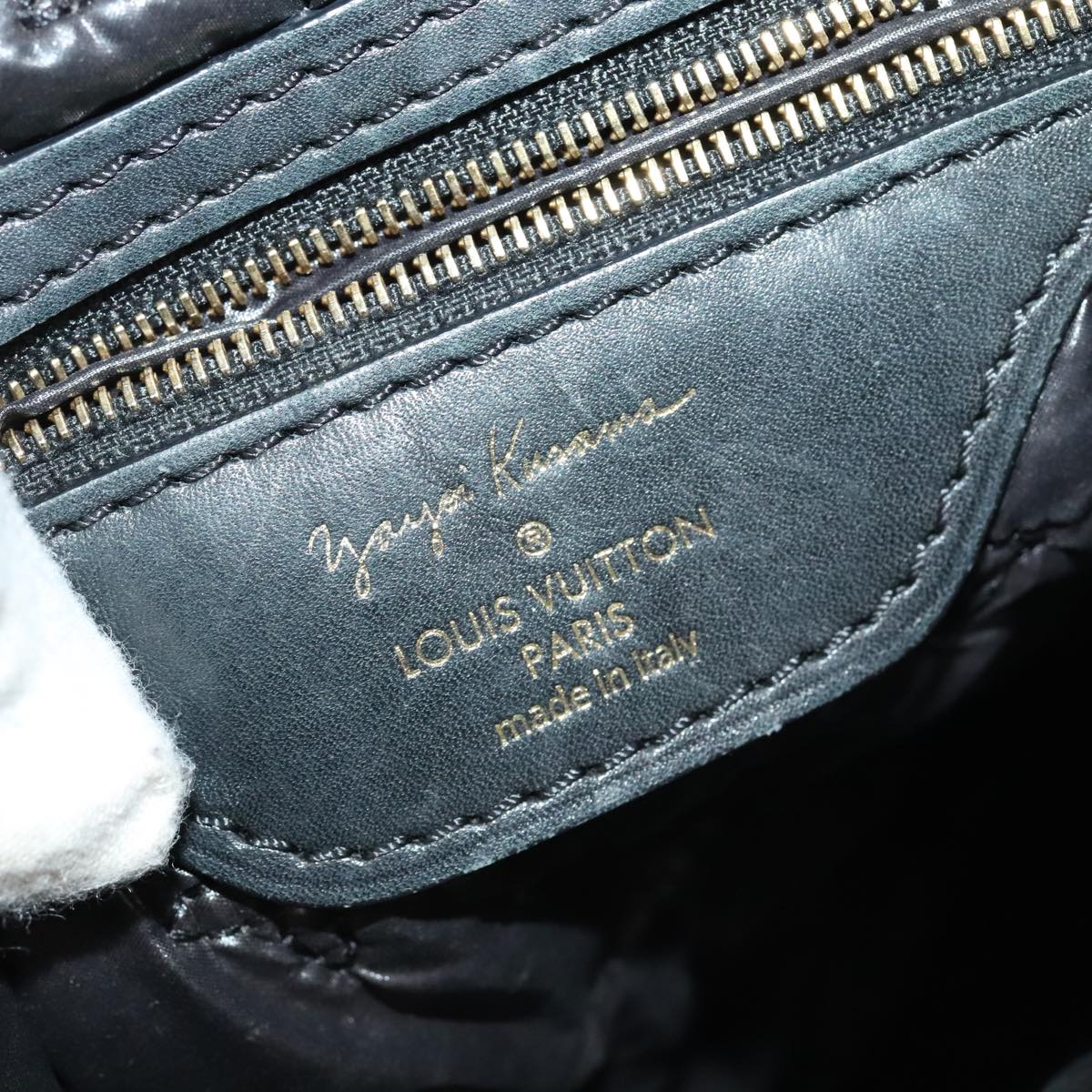 LOUIS VUITTON Vernis Dot Infinity Lockit MM Hand Bag M40681 LV Auth 98310V