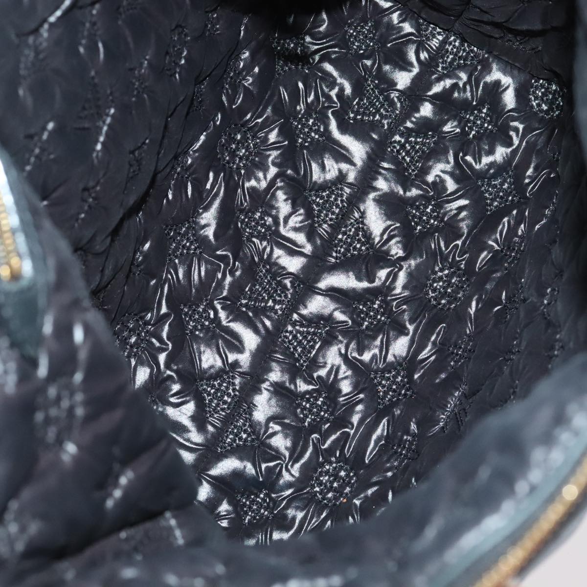 LOUIS VUITTON Vernis Dot Infinity Lockit MM Hand Bag M40681 LV Auth 98310V