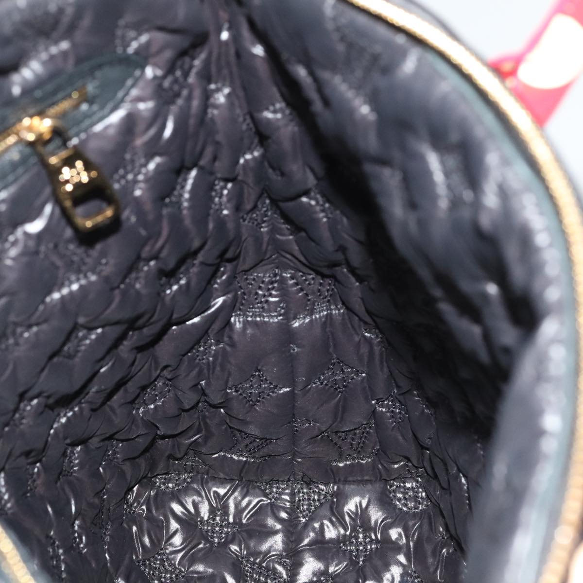 LOUIS VUITTON Vernis Dot Infinity Lockit MM Hand Bag M40681 LV Auth 98310V