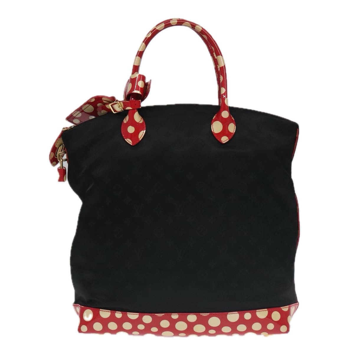 LOUIS VUITTON Vernis Dot Infinity Lockit MM Hand Bag M40681 LV Auth 98310V