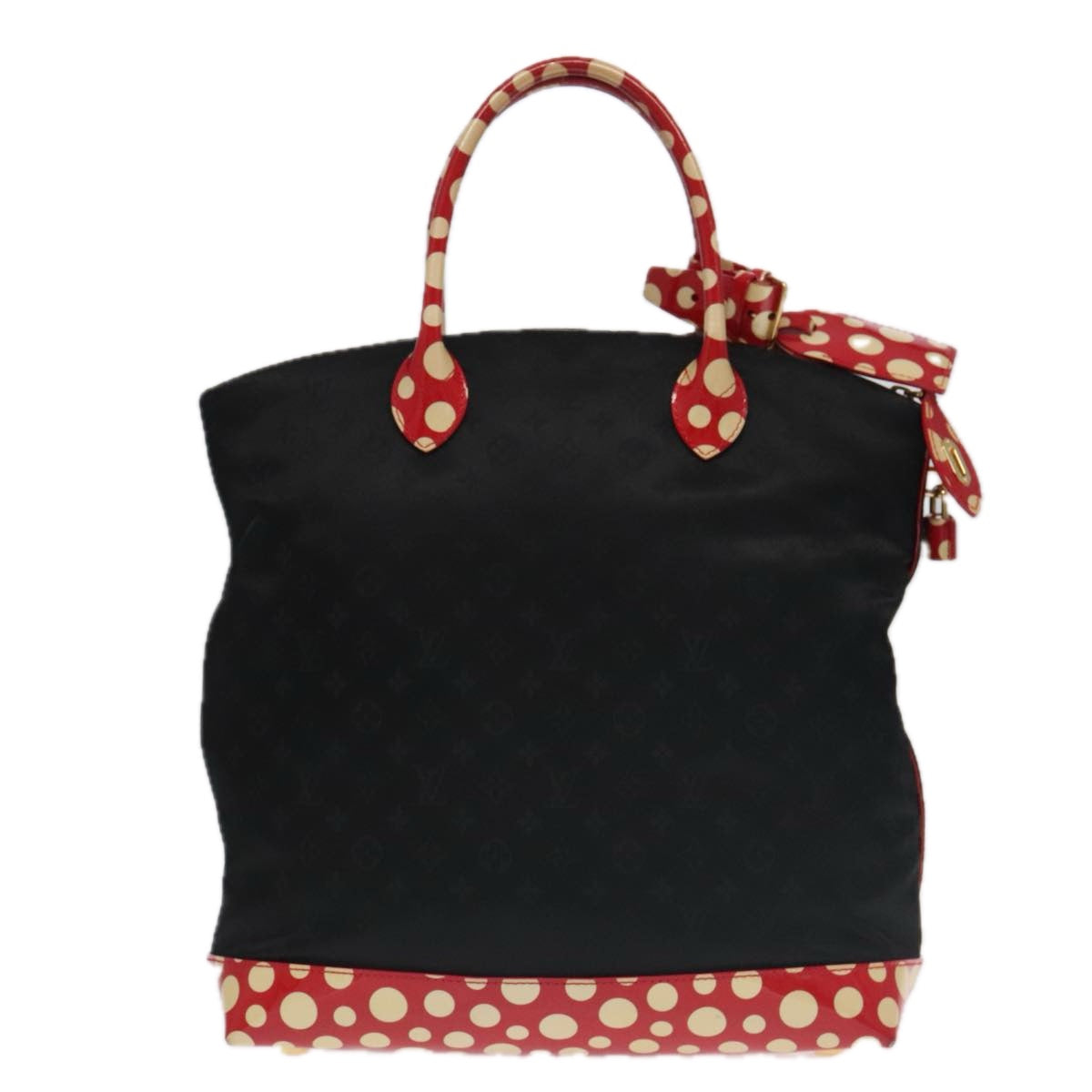 LOUIS VUITTON Vernis Dot Infinity Lockit MM Hand Bag M40681 LV Auth 98310V