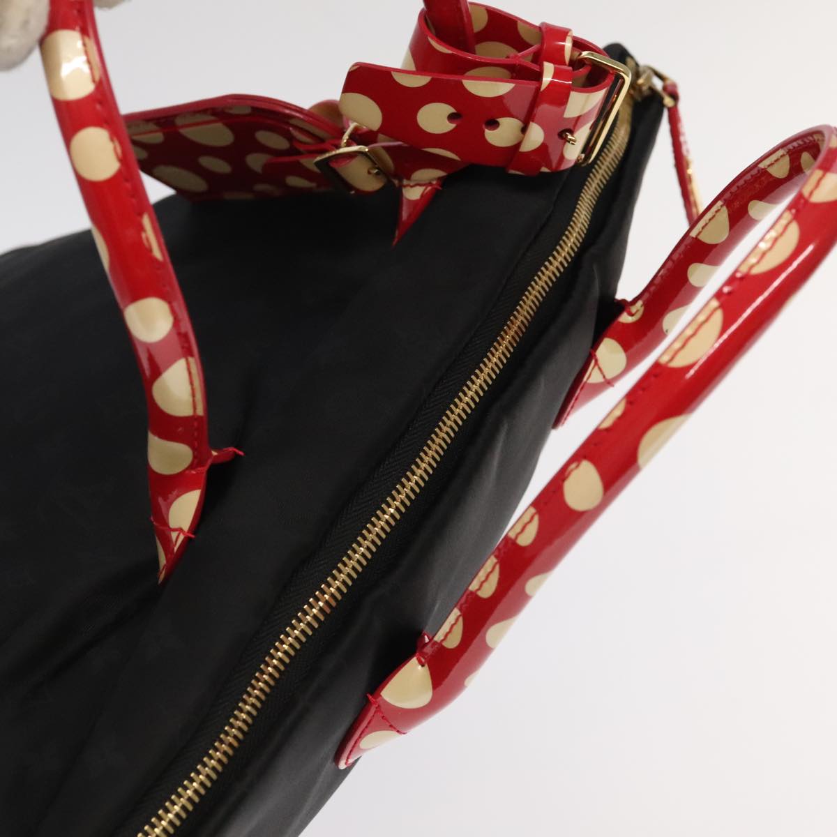 LOUIS VUITTON Vernis Dot Infinity Lockit MM Hand Bag M40681 LV Auth 98310V