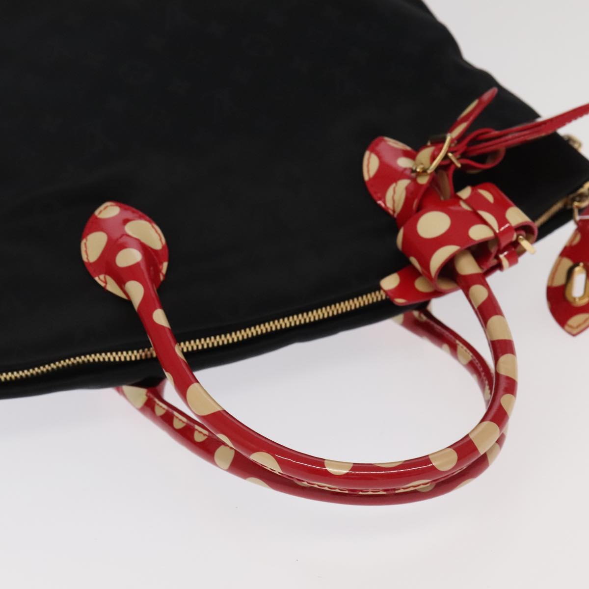 LOUIS VUITTON Vernis Dot Infinity Lockit MM Hand Bag M40681 LV Auth 98310V