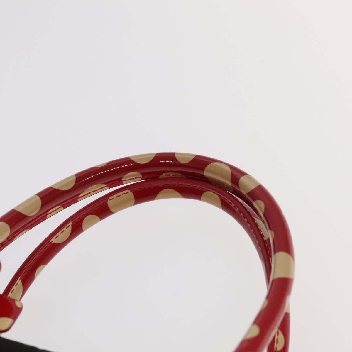 LOUIS VUITTON Vernis Dot Infinity Lockit MM Hand Bag M40681 LV Auth 98310V