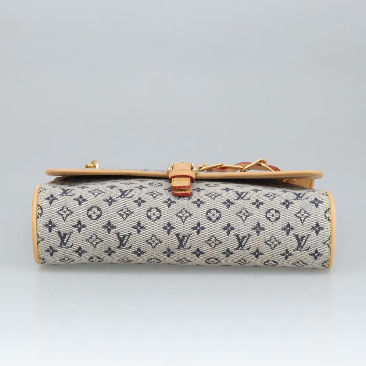 LOUIS VUITTON Monogram Mini Camille Chain Shoulder Bag Blue M92002 Auth 98527SAV