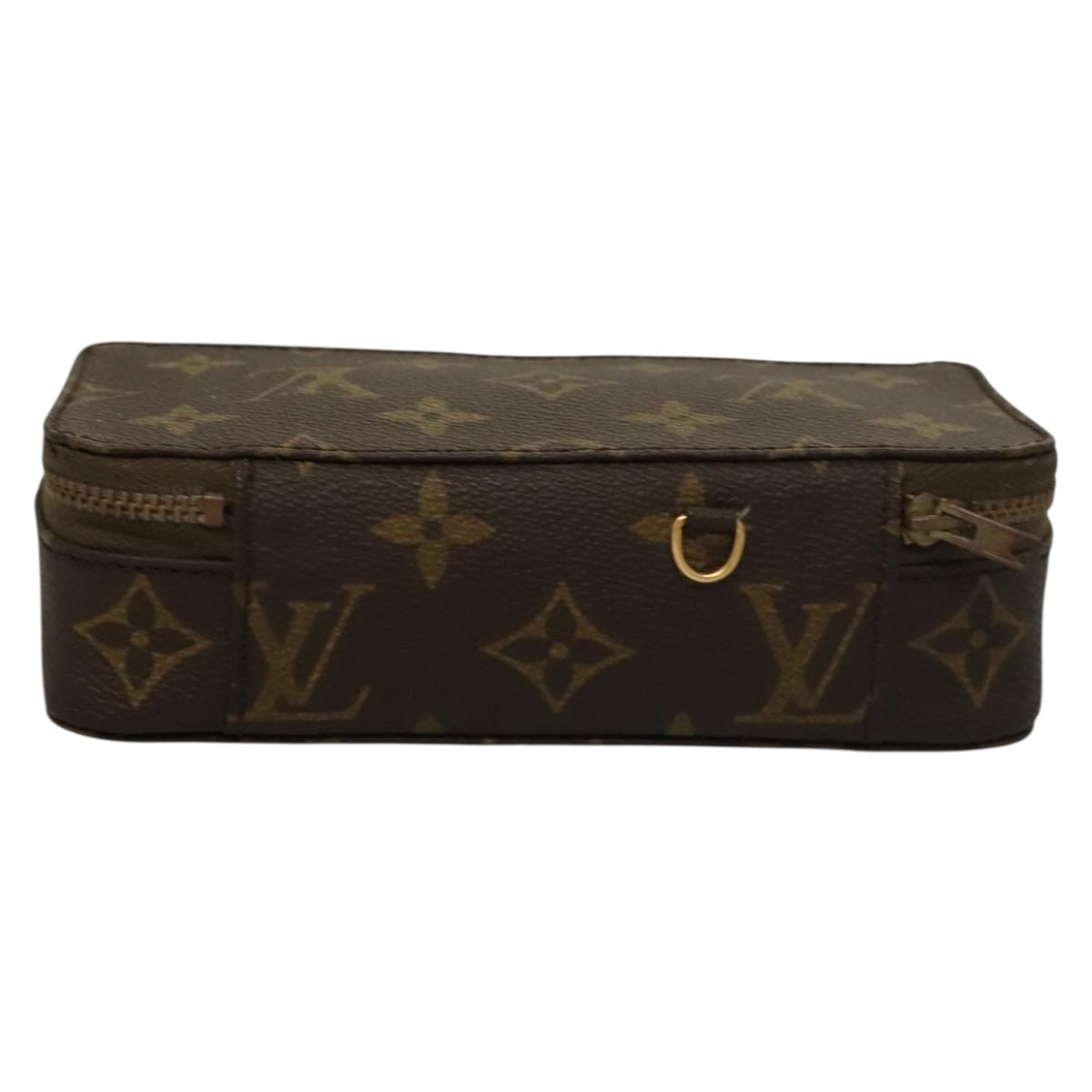 LOUIS VUITTON Monogram Poche Monte Carlo Jewelry Box M47352 LV Auth 98562