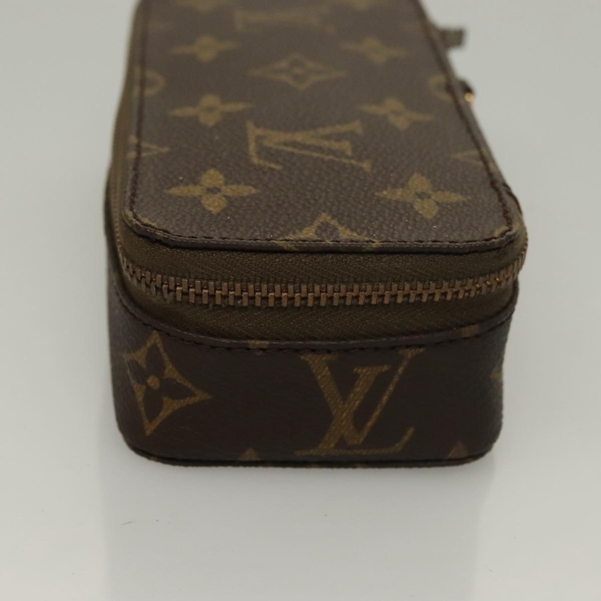 LOUIS VUITTON Monogram Poche Monte Carlo Jewelry Box M47352 LV Auth 98562