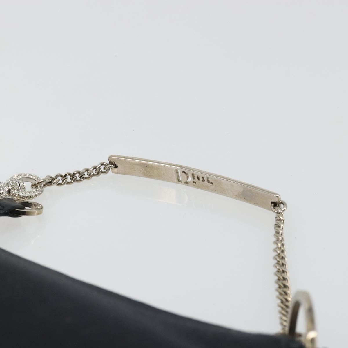 Christian Dior Hand Bag Canvas Black Auth 98592