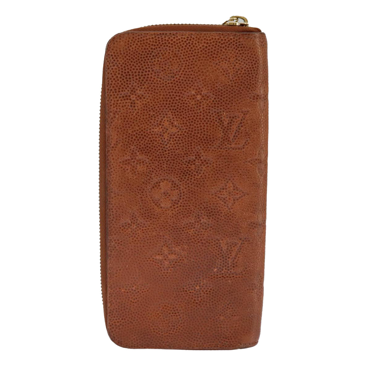 LOUIS VUITTON Empreinte Zippy Wallet Vertical NBA Wallet Brown N60019 Auth 98593