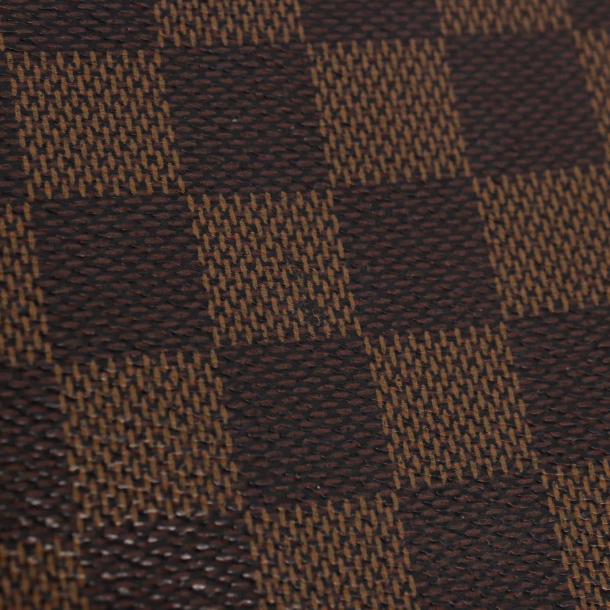 LOUIS VUITTON Damier Ebene Poche Toilette 26 Pouch N47543 LV Auth 98899