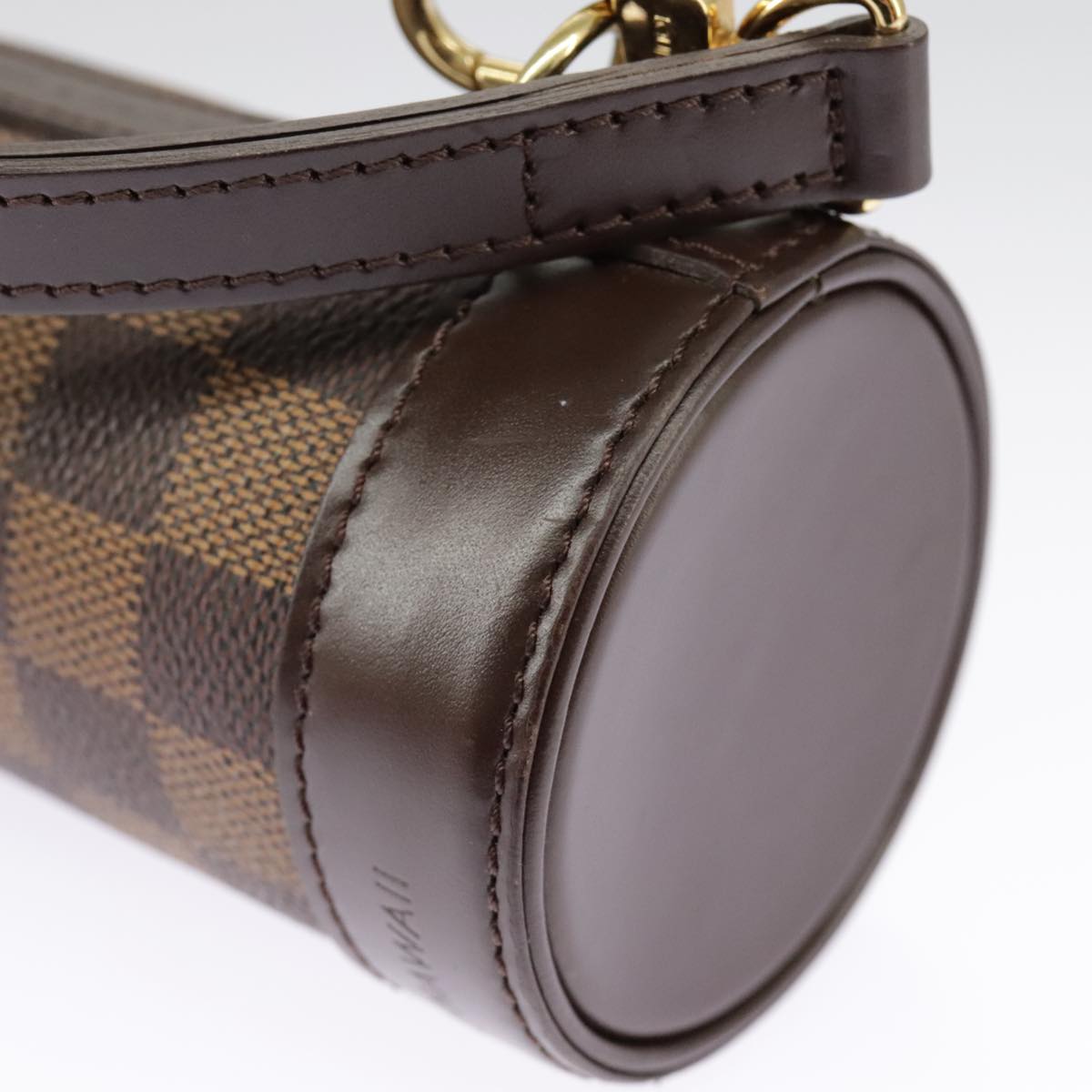 LOUIS VUITTON Damier Ebene GOLF CUP 2002 HAWAII Golf Ball Case M99119 Auth 98910V