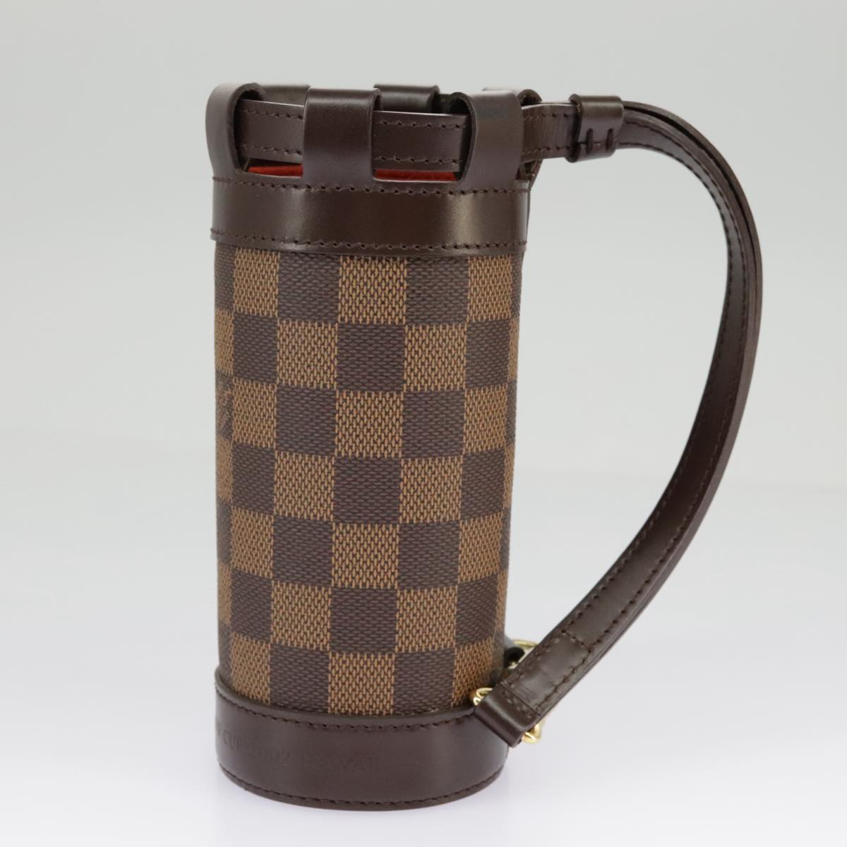 LOUIS VUITTON Damier Ebene GOLF CUP 2002 HAWAII Golf Ball Case M99119 Auth 98910V