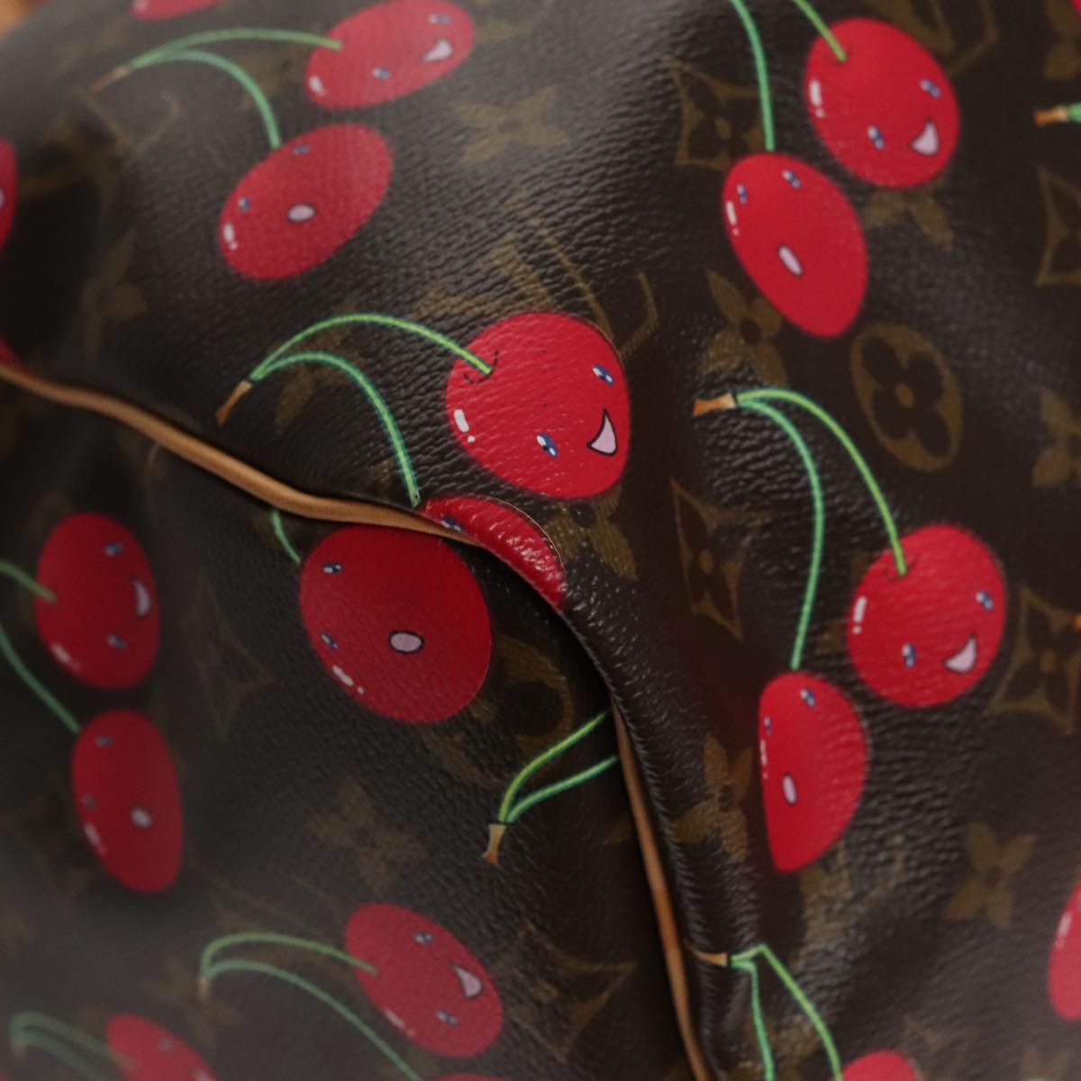 LOUIS VUITTON Monogram Cherry Keepall 45 Boston Bag M95011 LV Auth 98949SM