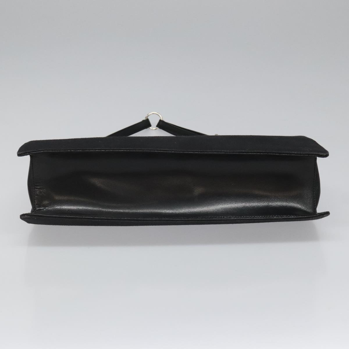 PRADA Shoulder Bag Canvas Black Auth 99211