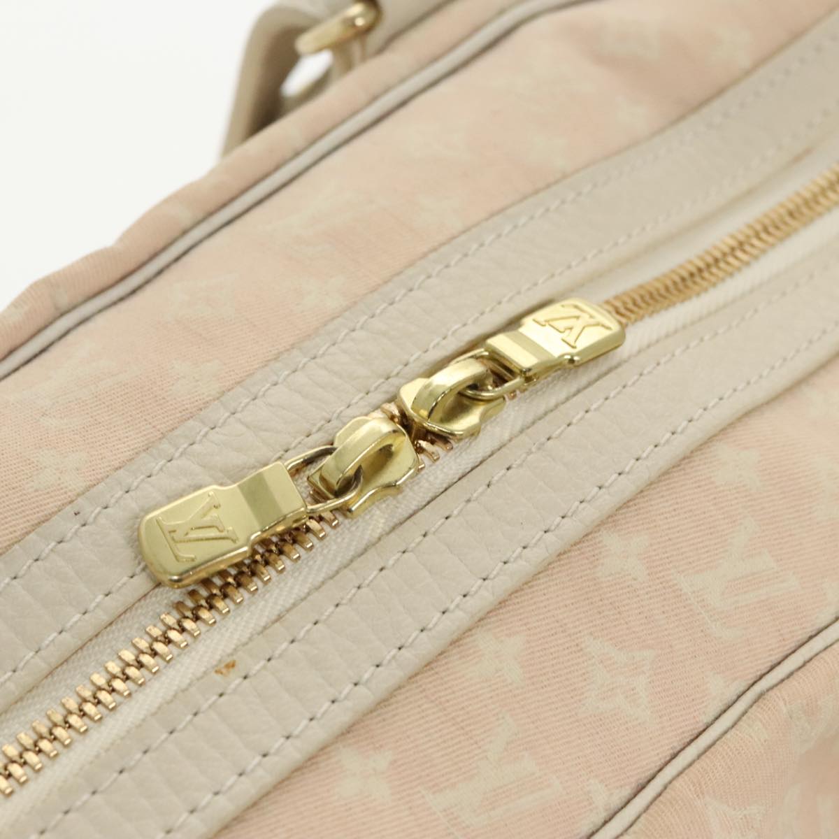 LOUIS VUITTON Monogram Mini Lin Sac Arange Shoulder Bag Rose M95255 Auth 99244