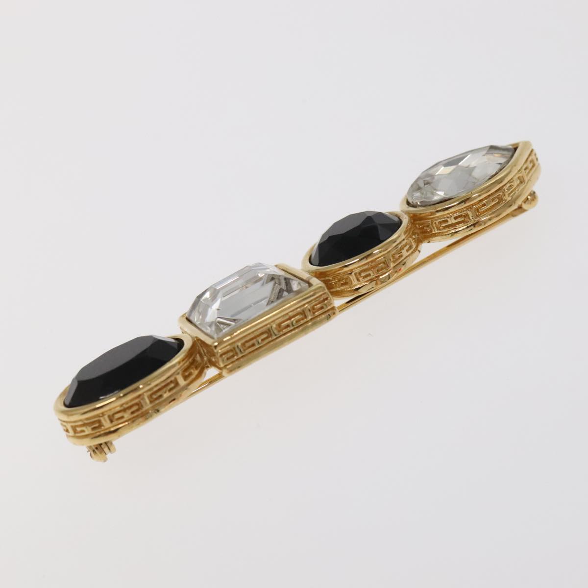 GIVENCHY Accessories Metal 5Set Gold Beige Black Auth 99434