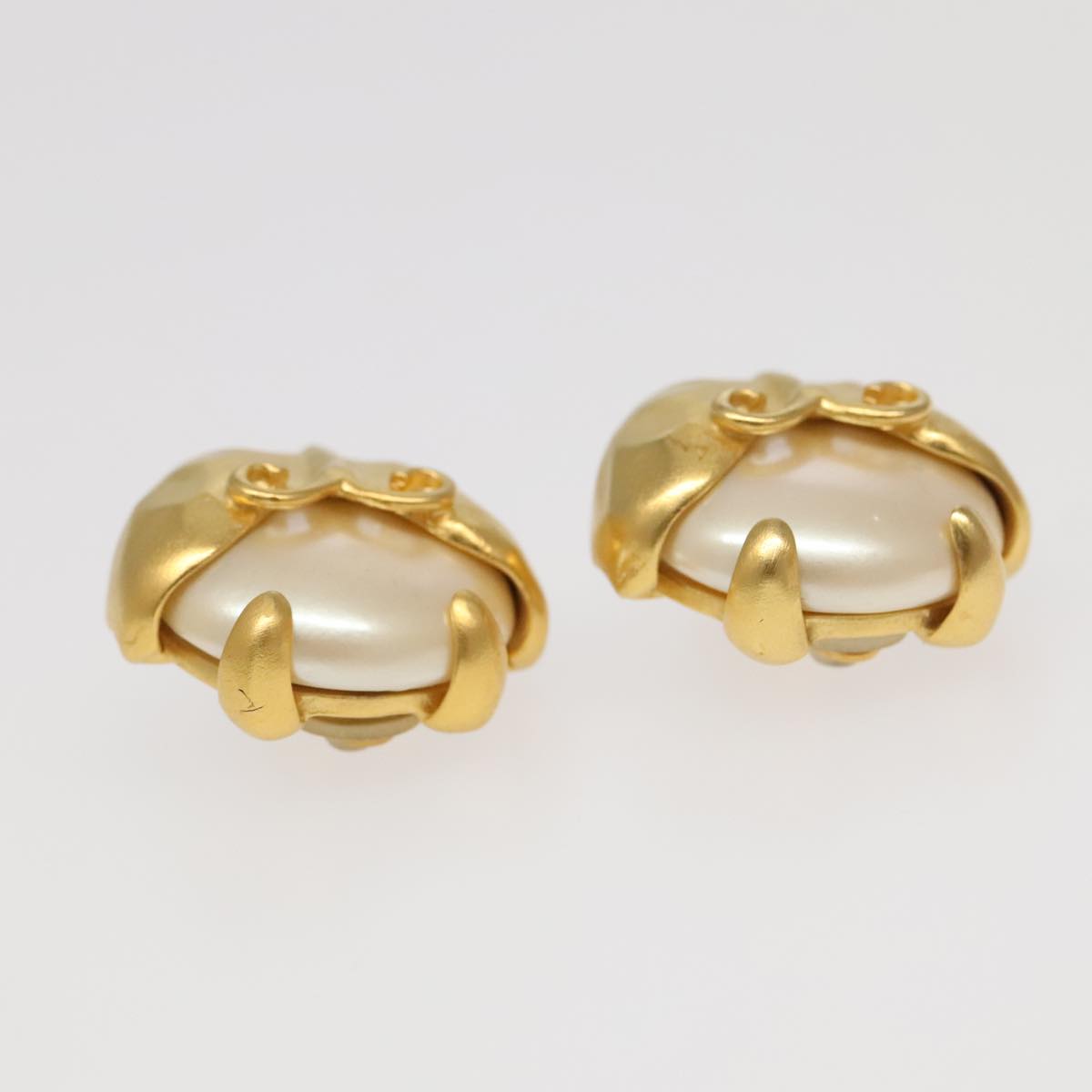 GIVENCHY Accessories Metal 5Set Gold Beige Black Auth 99434