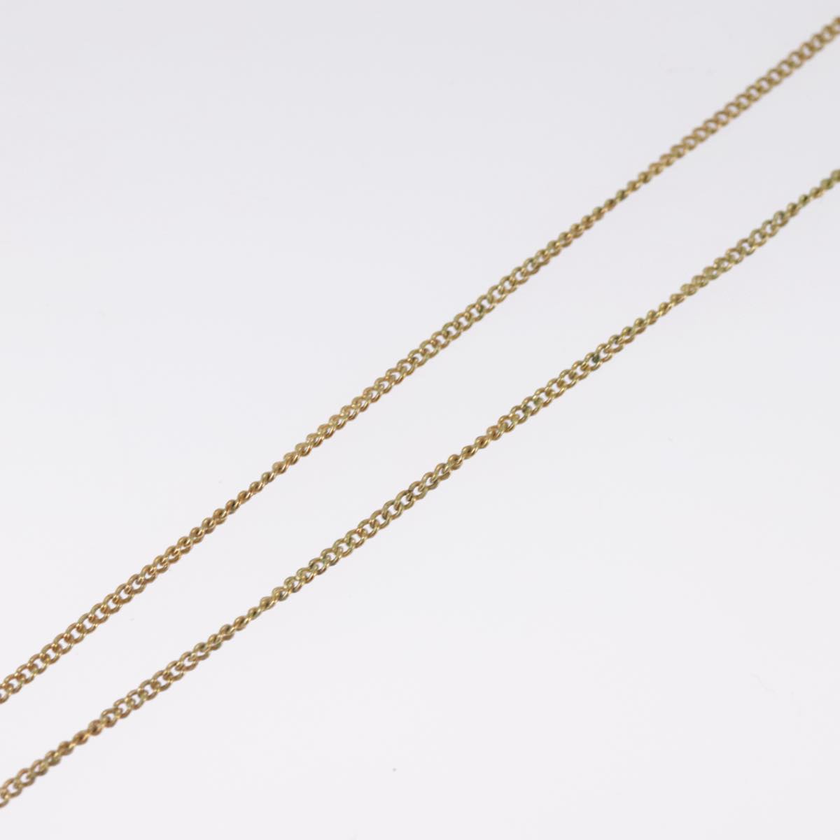 Christian Dior Necklace metal Gold Tone Auth 99454