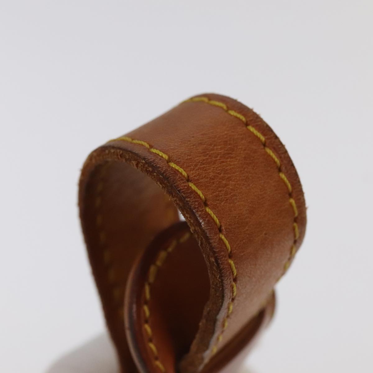 LOUIS VUITTON Adjustable Shoulder Strap Leather 32.7""""""""-40.2"""""""" Beige Auth 99547