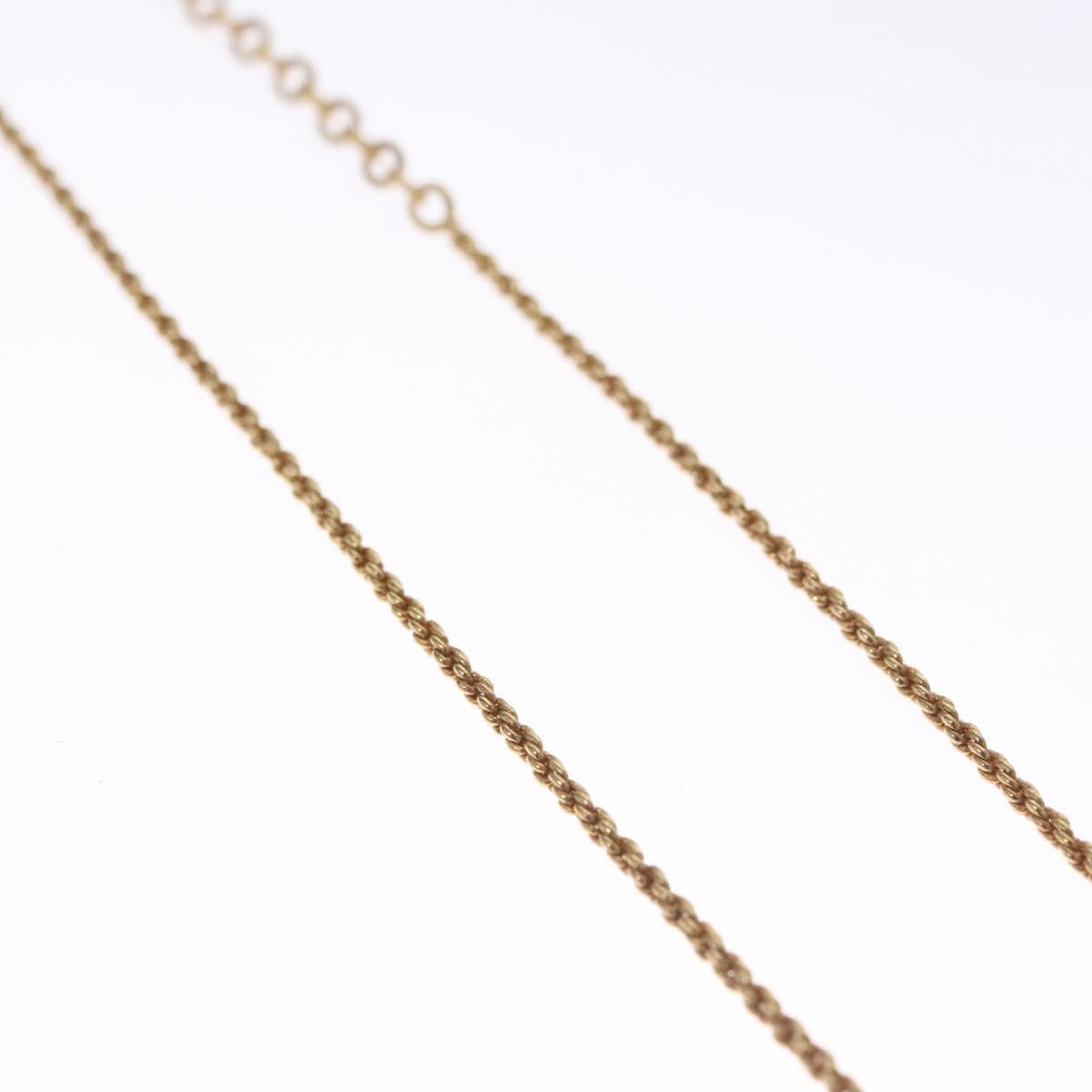 Christian Dior Necklace metal Gold Tone Auth 99550