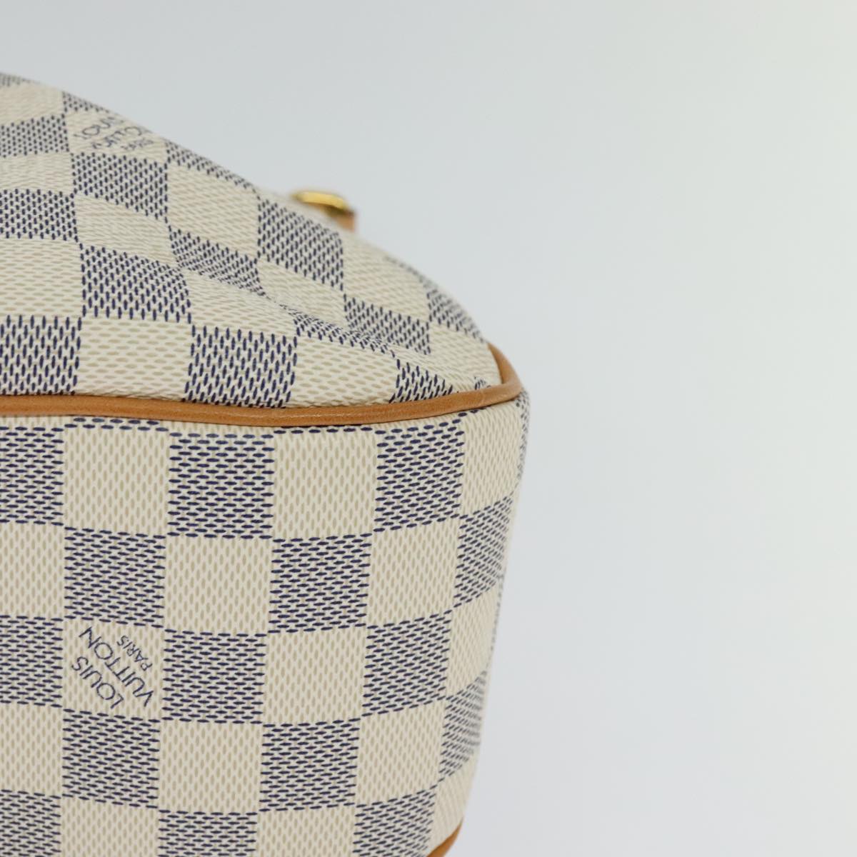 LOUIS VUITTON Damier Azur Siracusa PM Shoulder Bag N41113 LV Auth 99558SAV