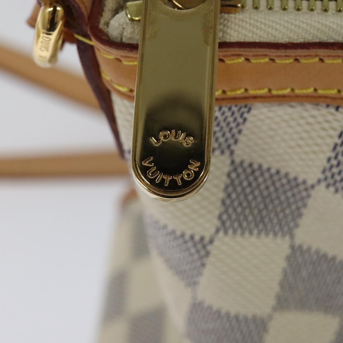 LOUIS VUITTON Damier Azur Siracusa PM Shoulder Bag N41113 LV Auth 99558SAV