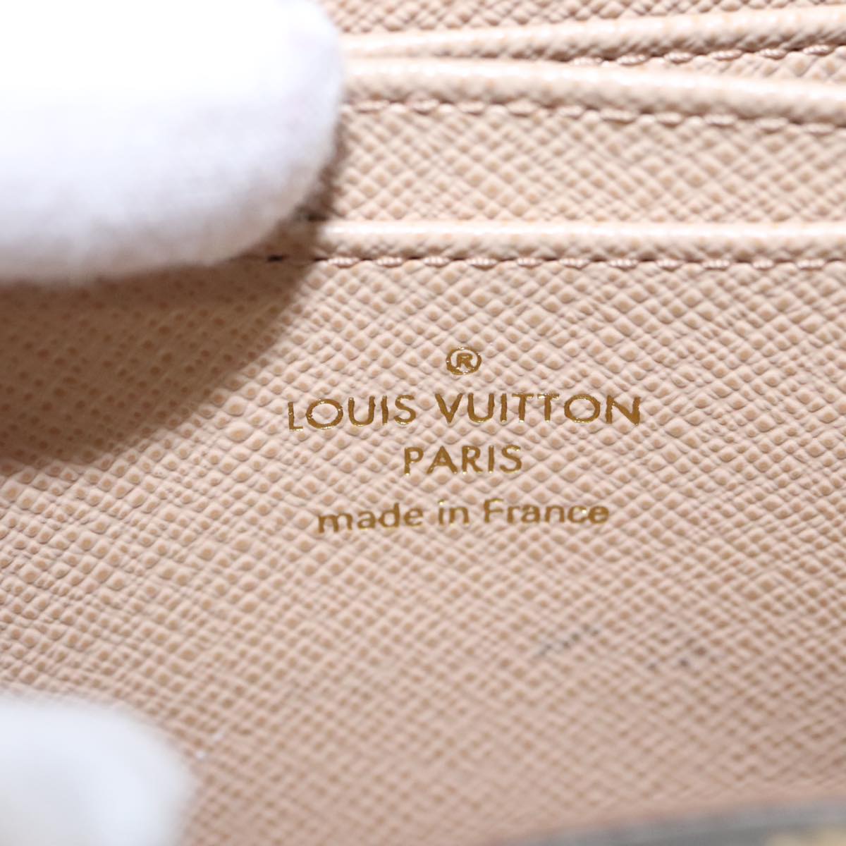 LOUIS VUITTON Monogram Laminated Jacquard Zippy Coin Purse M82483 Auth 99940A