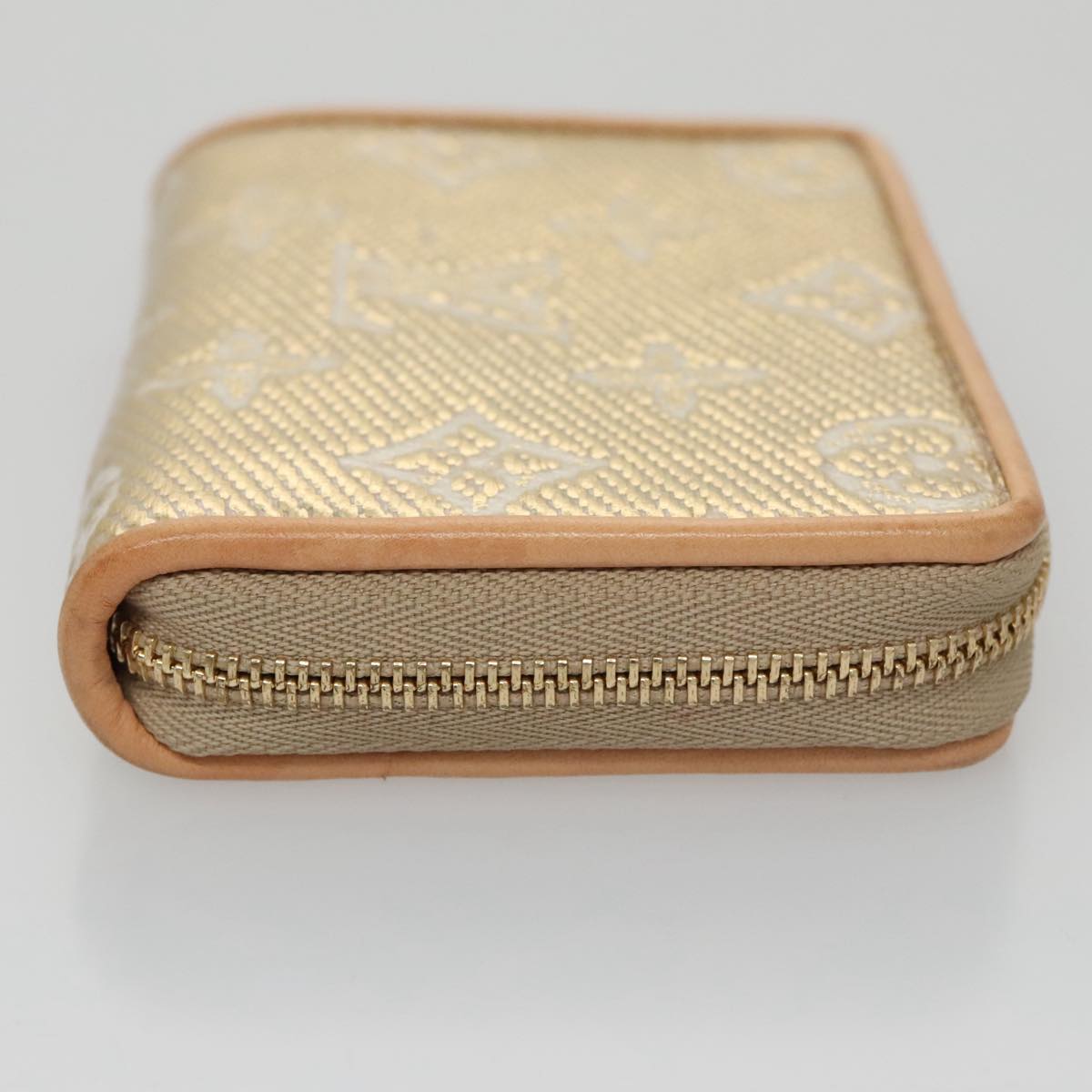 LOUIS VUITTON Monogram Laminated Jacquard Zippy Coin Purse M82483 Auth 99940M