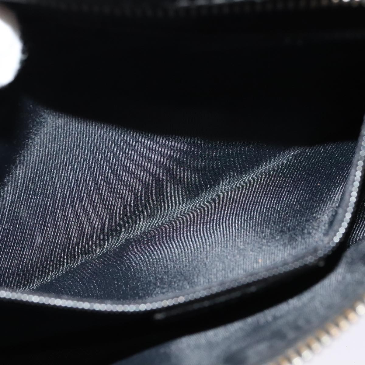 Christian Dior Trotter Canvas Shoulder Bag Black Auth 99984