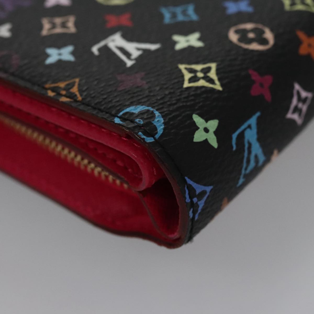 LOUIS VUITTON Monogram Multicolor Portefeuille Joy Wallet M60282 LV Auth 99985V