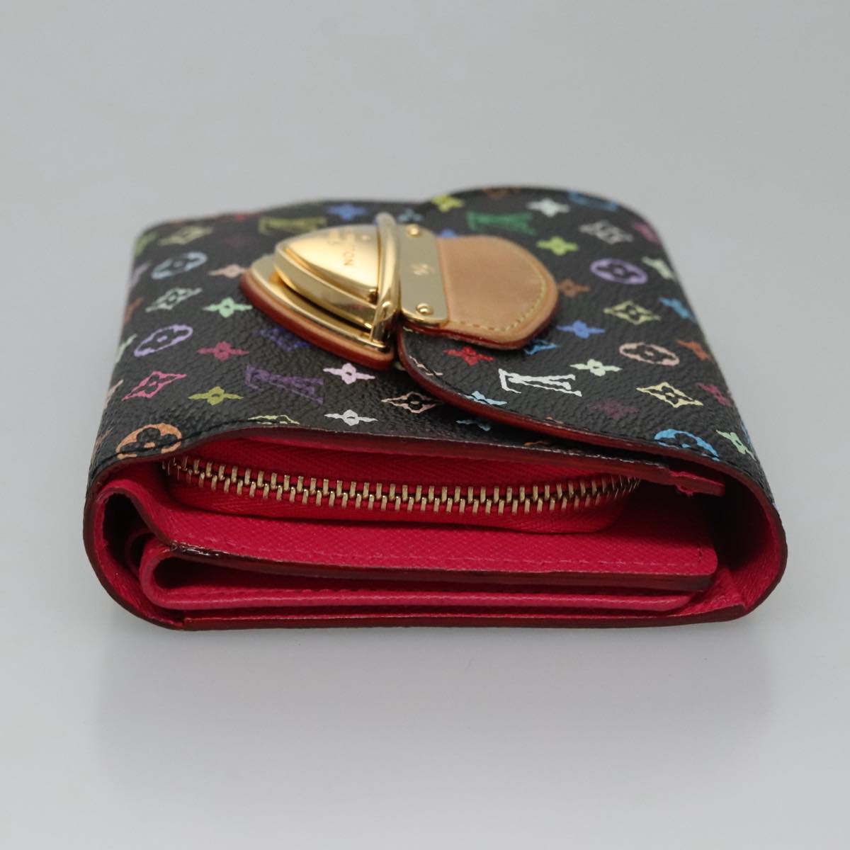 LOUIS VUITTON Monogram Multicolor Portefeuille Joy Wallet M60282 LV Auth 99985V