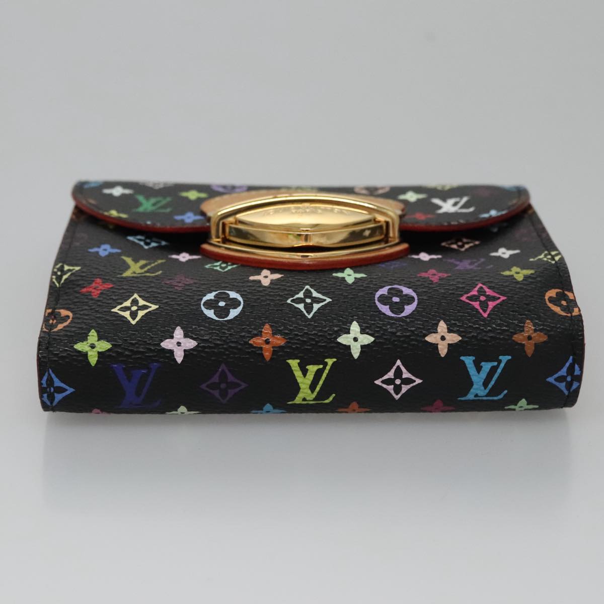 LOUIS VUITTON Monogram Multicolor Portefeuille Joy Wallet M60282 LV Auth 99985V