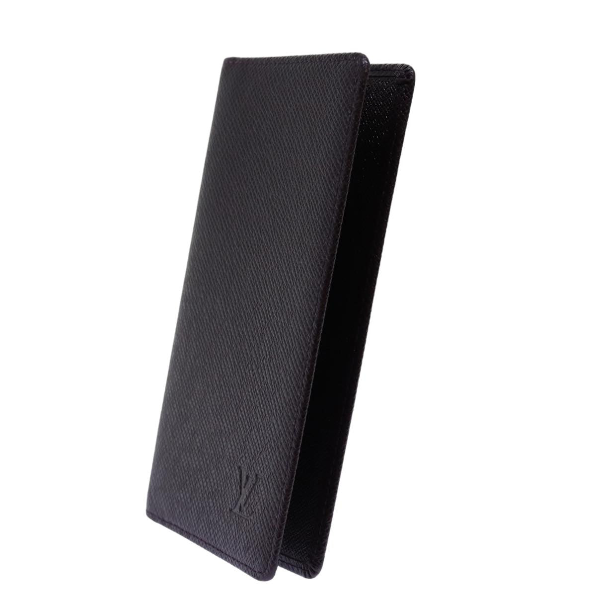 LOUIS VUITTON Taiga Agenda Posh Day Planner Cover Acajou R20415 LV Auth A014