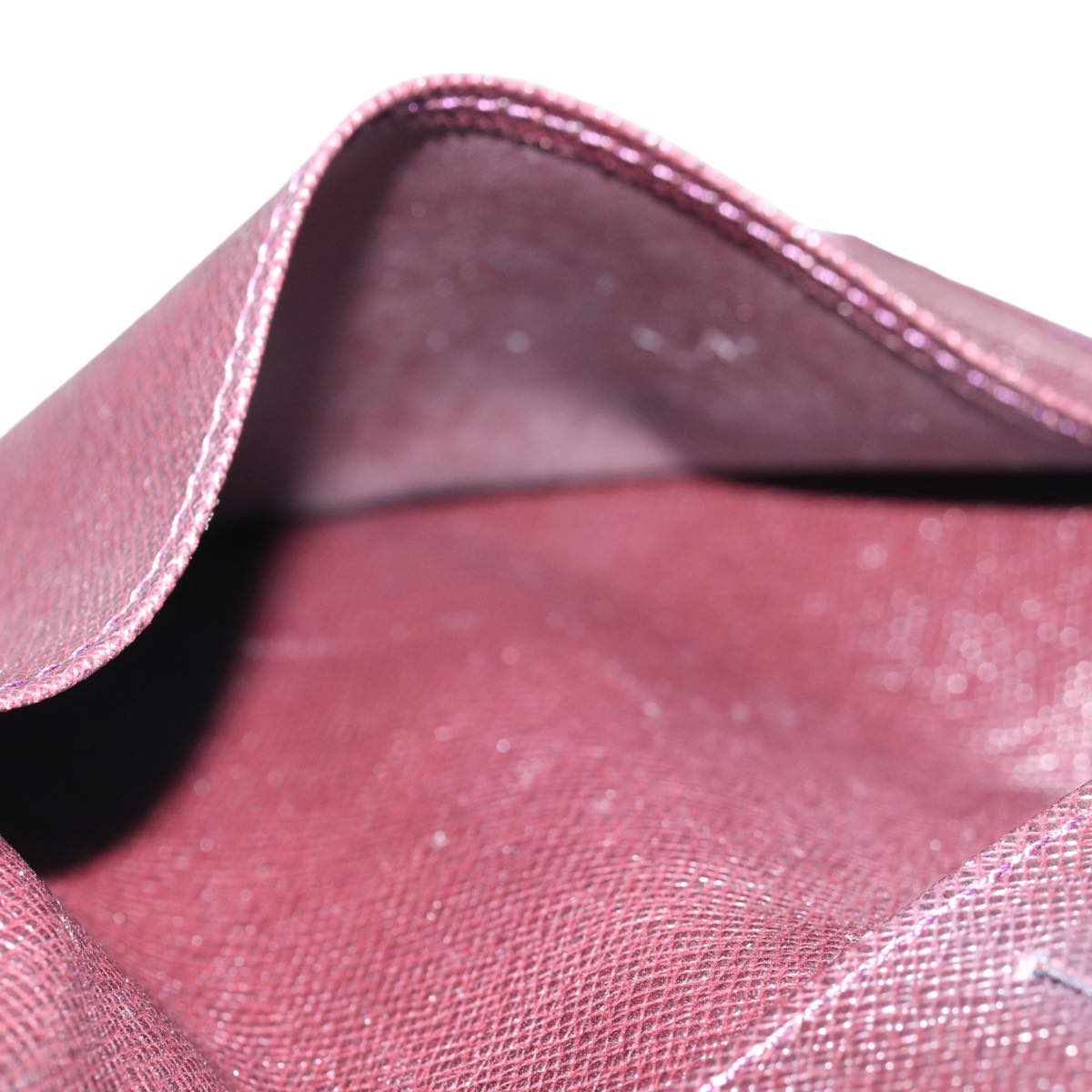 LOUIS VUITTON Taiga Agenda Posh Day Planner Cover Acajou R20415 LV Auth A014