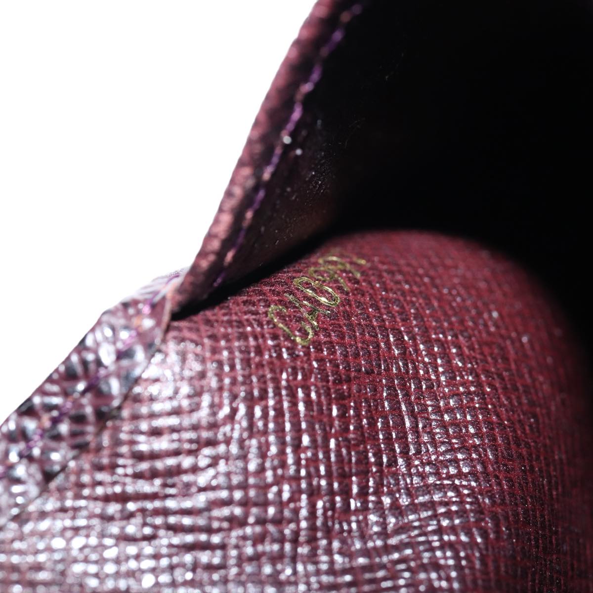 LOUIS VUITTON Taiga Agenda Posh Day Planner Cover Acajou R20415 LV Auth A014