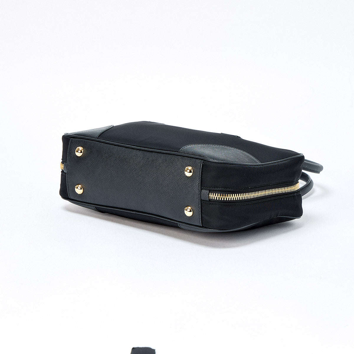 PRADA RE-NYLON Re-Edition 1978 Hand Bag Black Gold Tessuto Auth