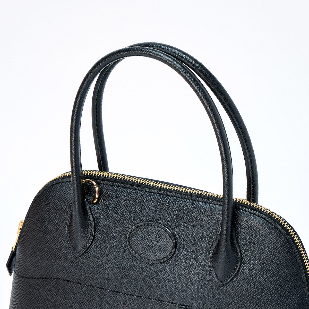 HERMES Bolide 27 2017 A Hand Bag Noir Gold Taurillon Clemence Auth