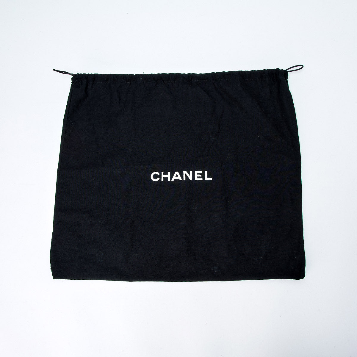 CHANEL Cambon Medium Tote 2004 Hand Bag Black Silver Lamb Skin Auth