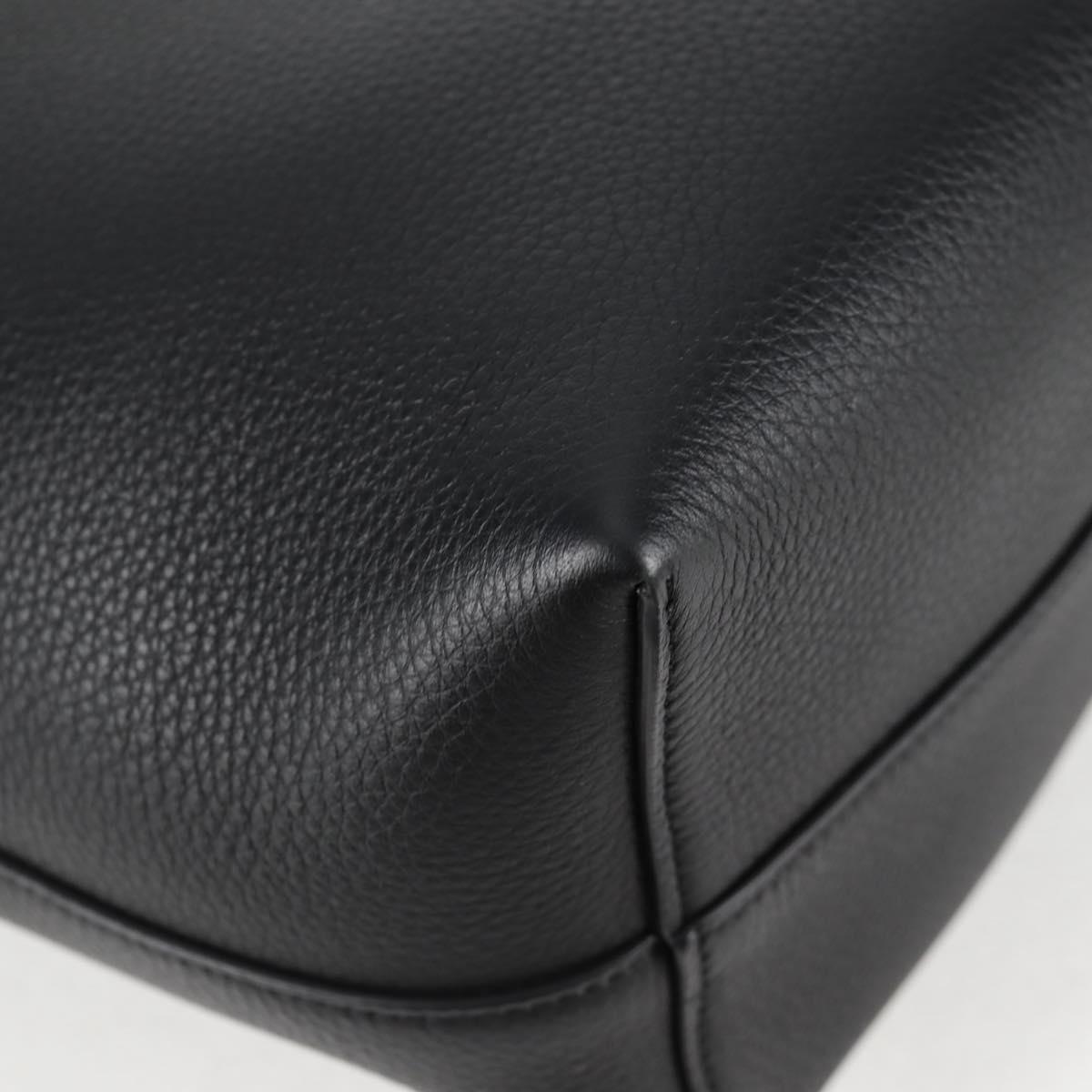 THE ROW Park Tote Small Shoulder Bag in Black Leather