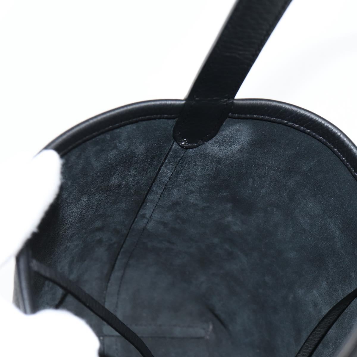 THE ROW Park Tote Small Shoulder Bag in Black Leather