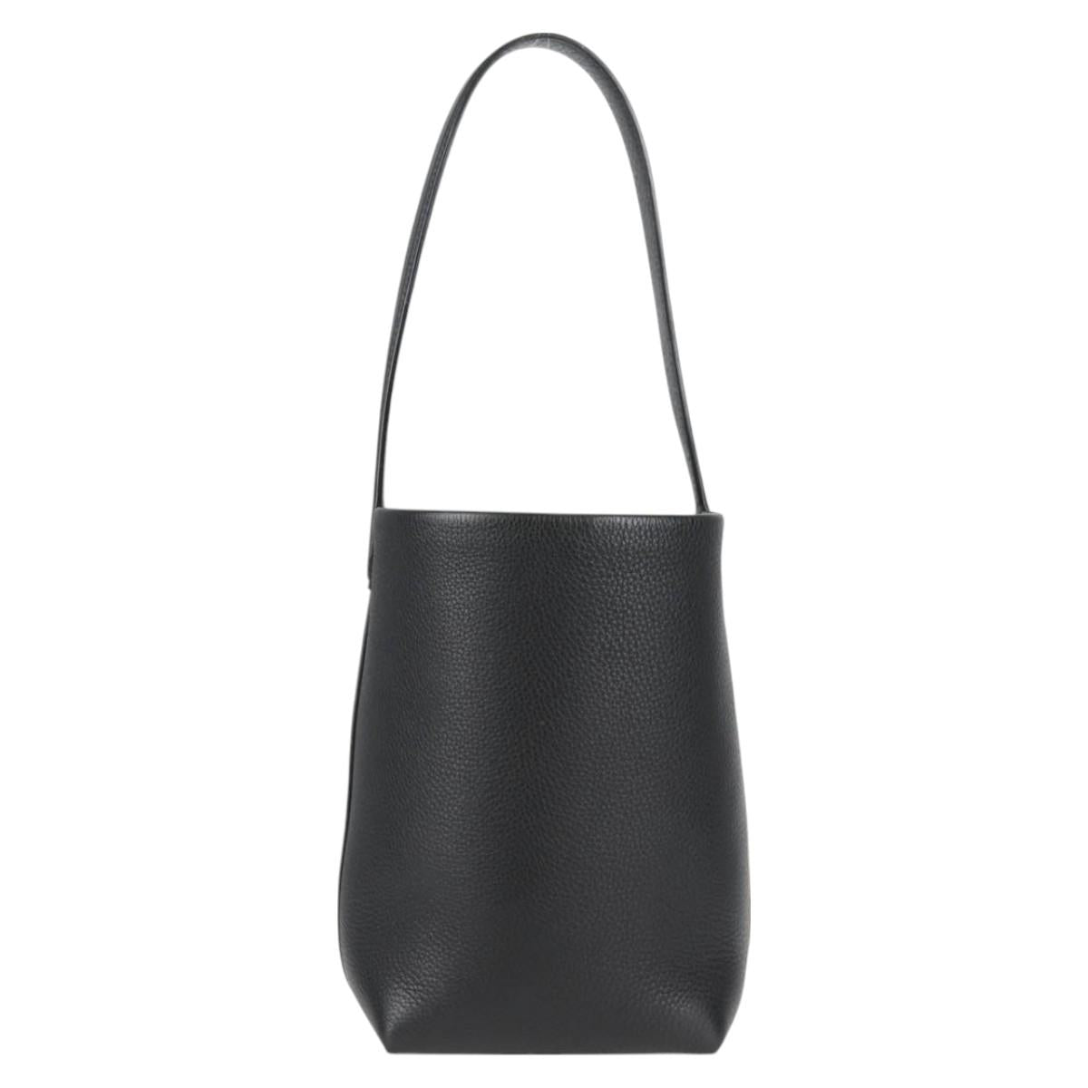 THE ROW Park Tote Small Shoulder Bag in Black Leather