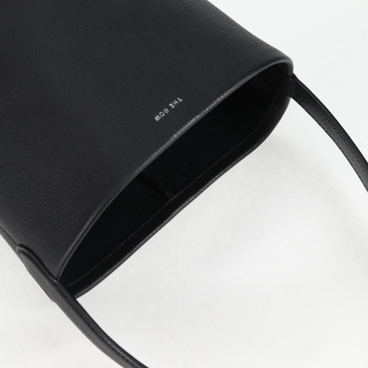 THE ROW Park Tote Small Shoulder Bag in Black Leather