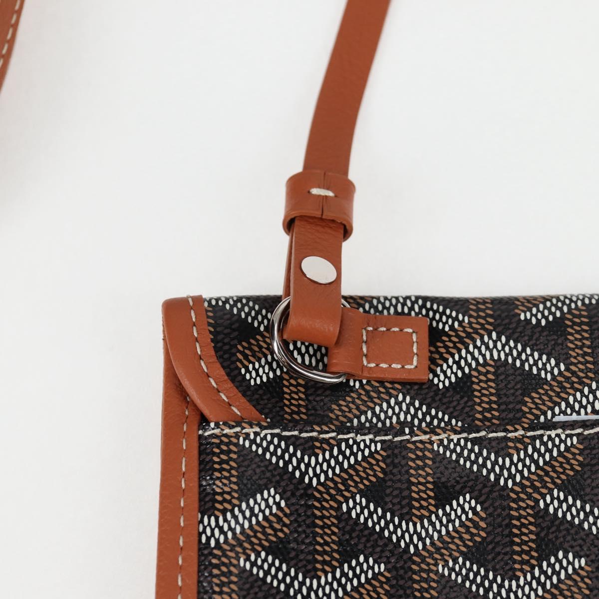 GOYARD Saint Louis PM Tote Bag Brown Black PVC