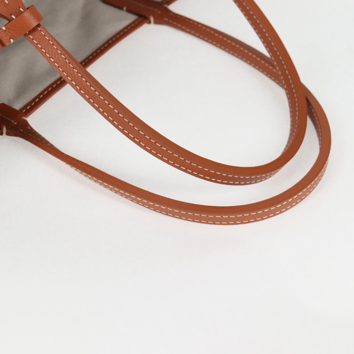 GOYARD Saint Louis PM Tote Bag Brown Black PVC