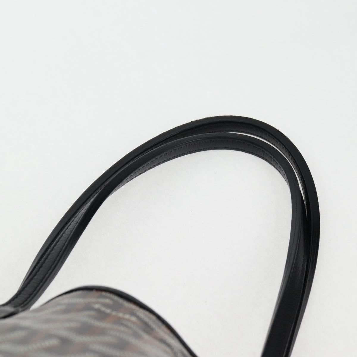 GOYARD Saint Louis PM Tote Bag Black Silver PVC