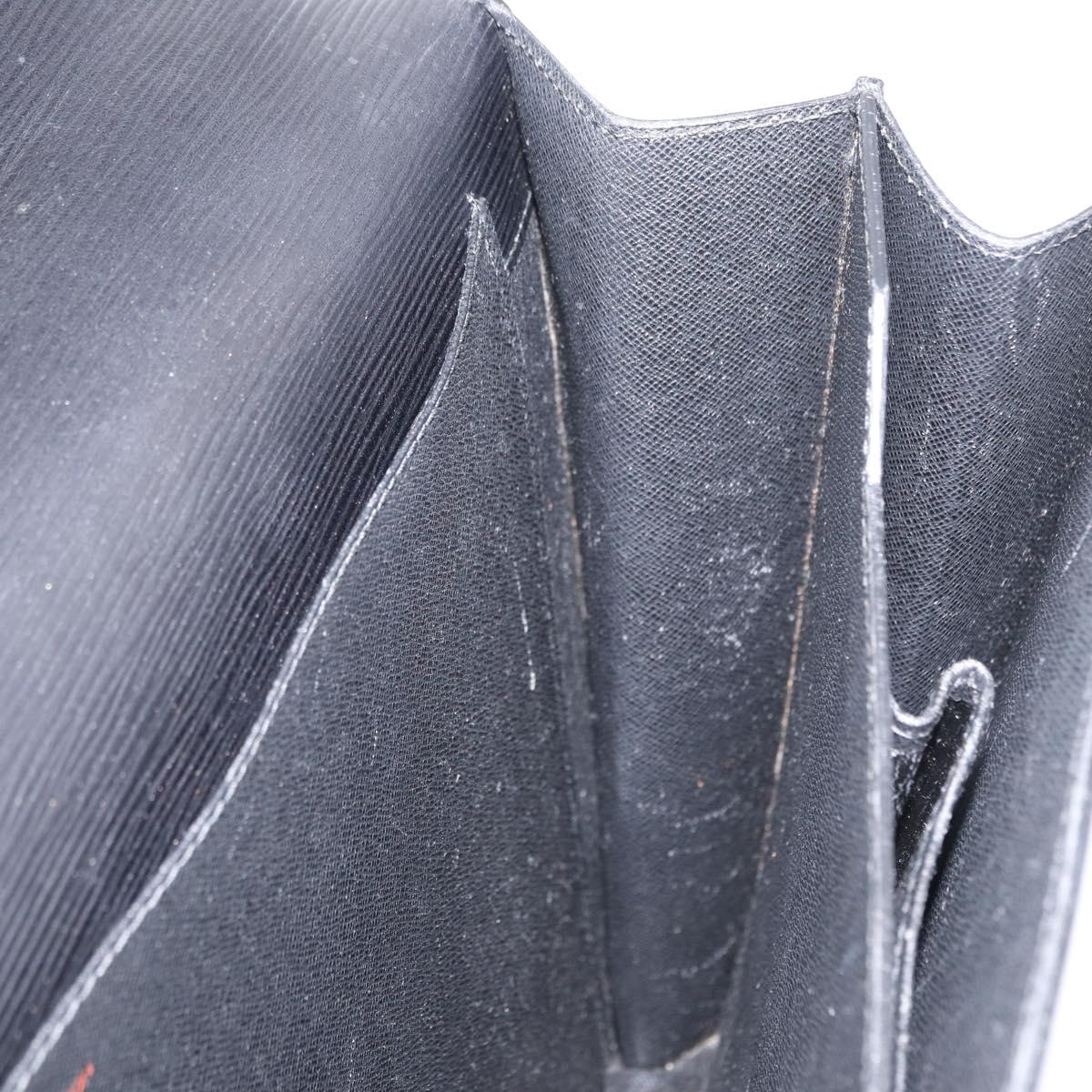 LOUIS VUITTON Epi Serviette Ambassador Business Bag Black M54412 LV Auth BA8580