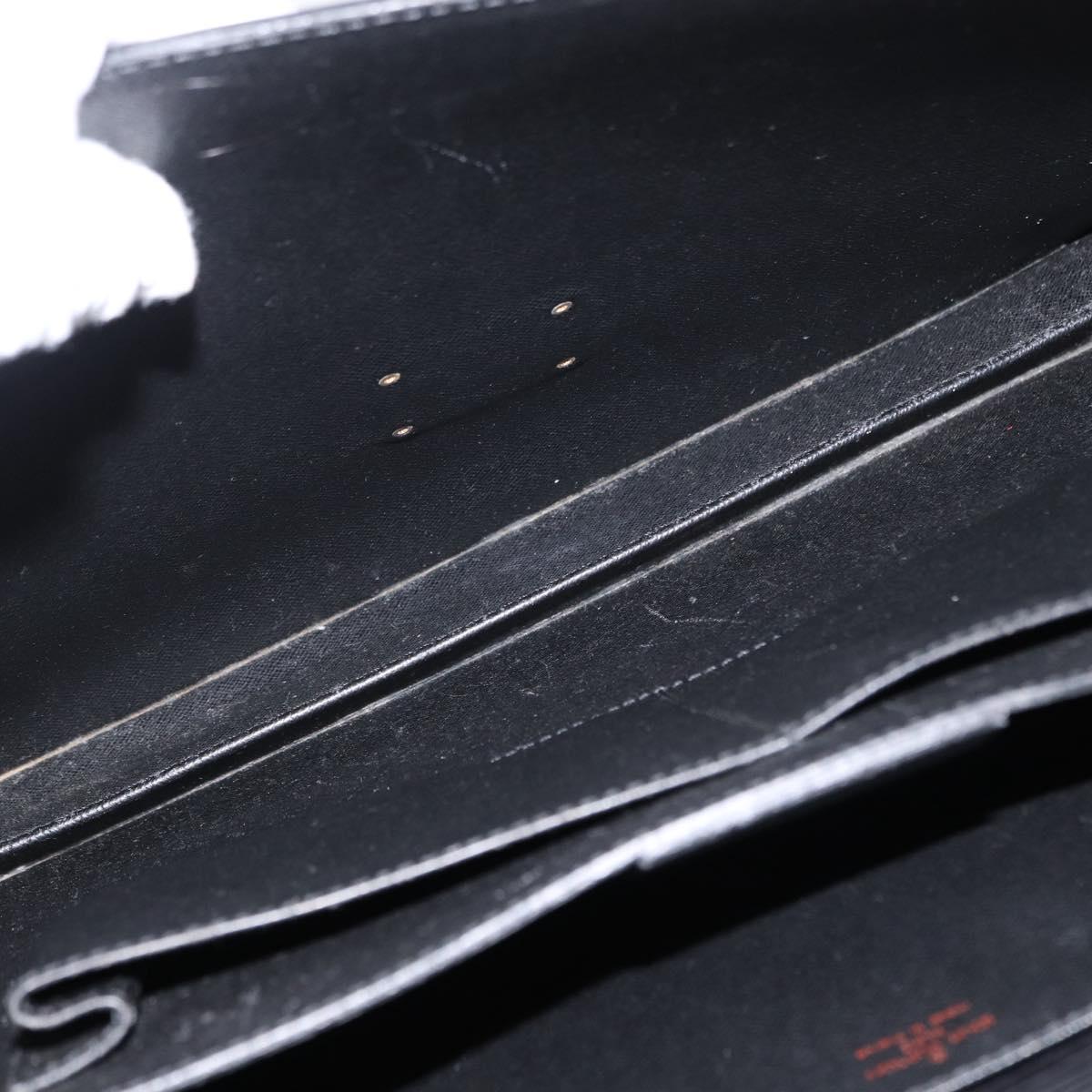 LOUIS VUITTON Epi Serviette Ambassador Business Bag Black M54412 LV Auth BA8580