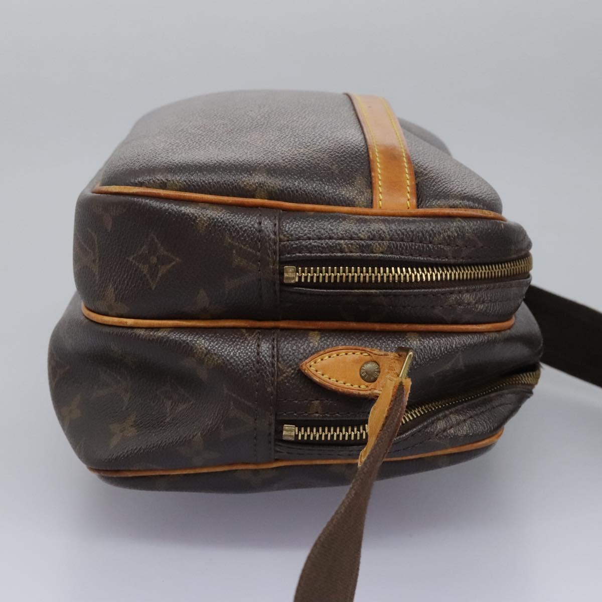 LOUIS VUITTON Monogram Reporter PM Shoulder Bag M45254 LV Auth bs22146